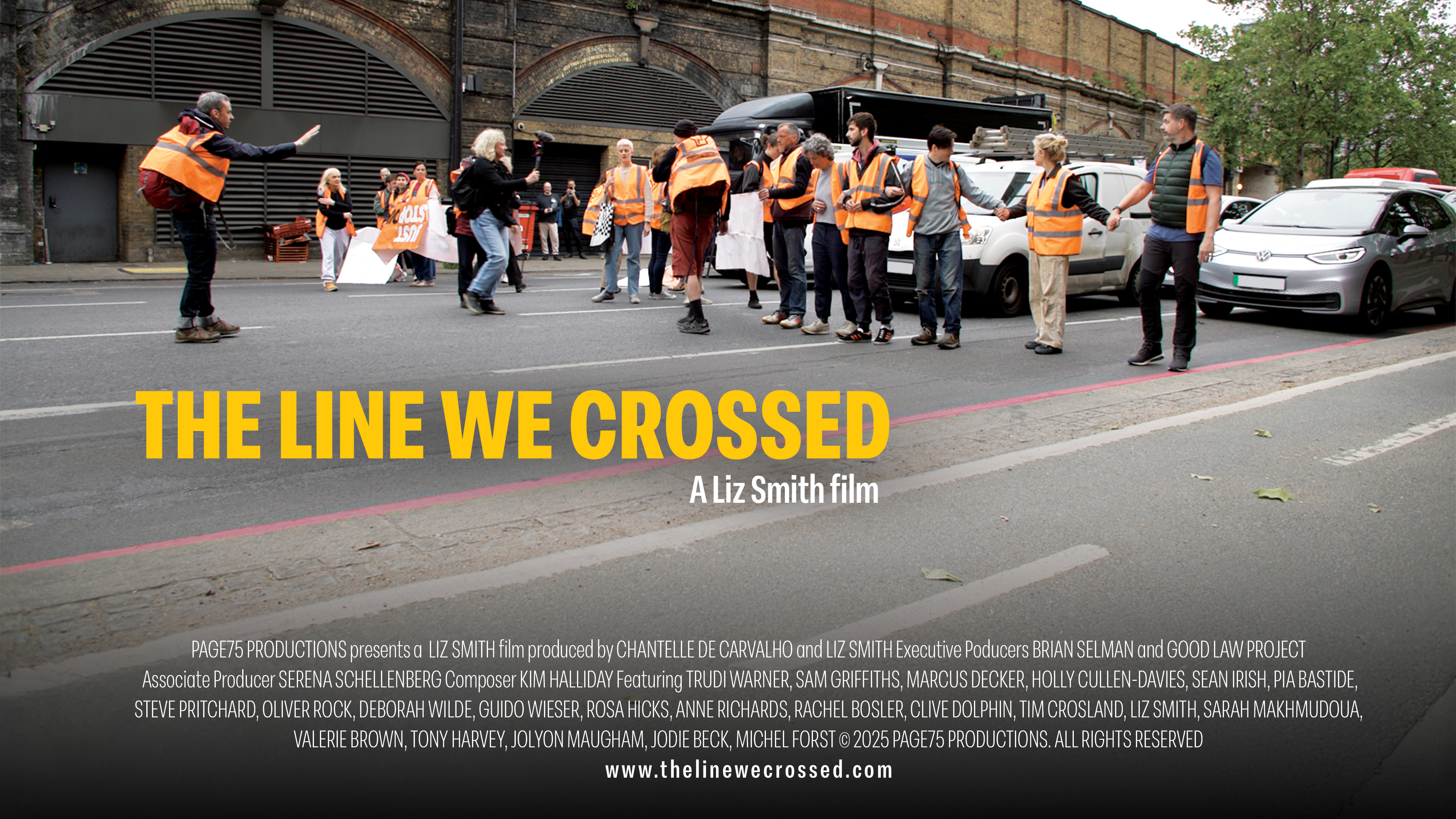 The Line We Crossed poster and billing block